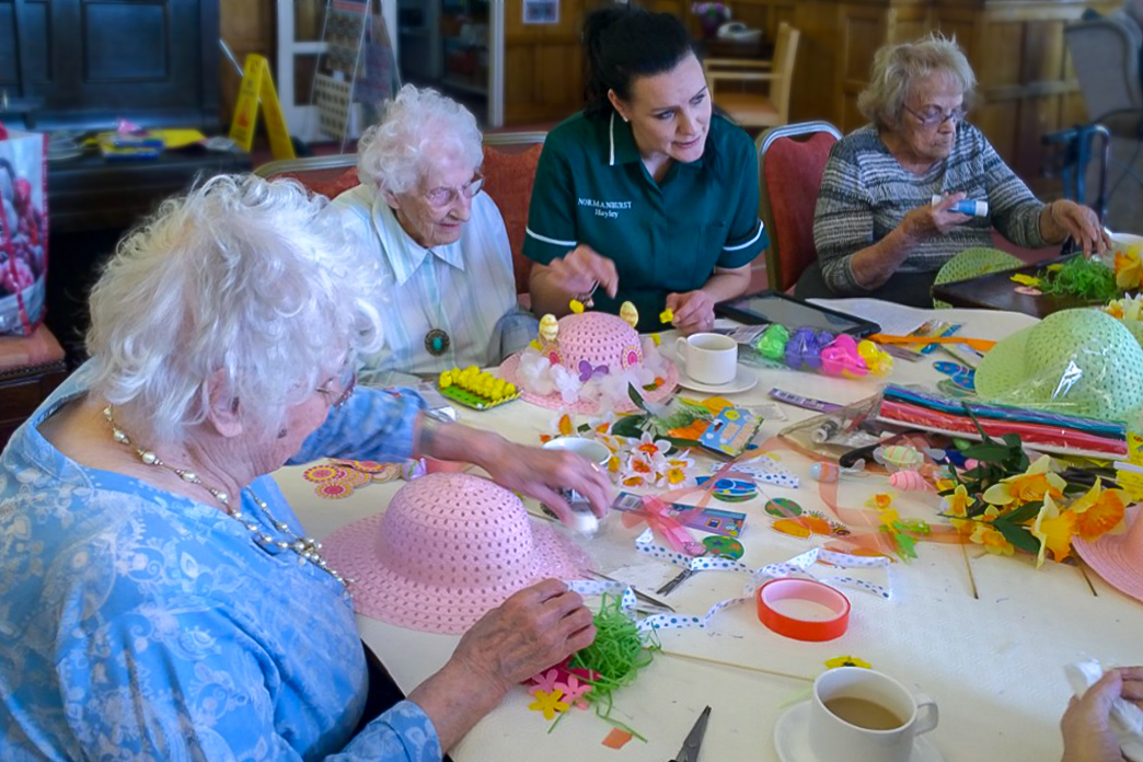 Making Easter Bonnets